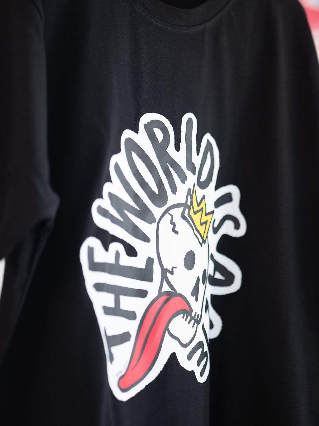 'The World is a Lie' round neck t-shirt